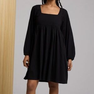 Chic Black Long Sleeve Dress